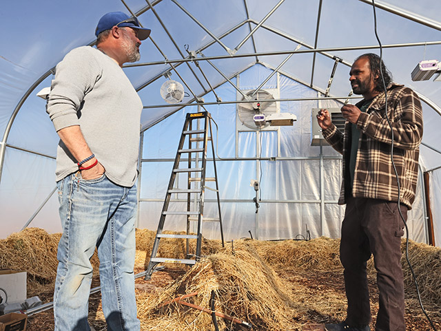 From the high seas to High Desert, greenhouse builder promotes sustainability