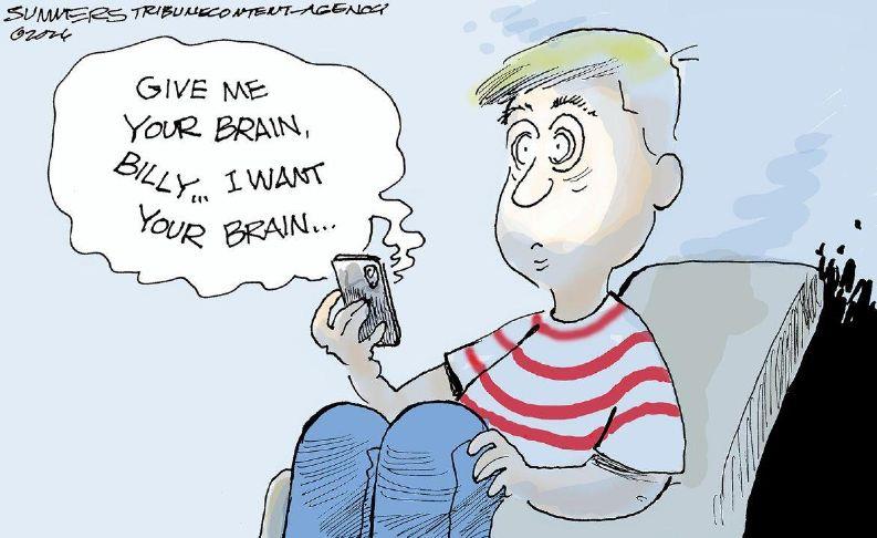 Editorial cartoon for 2/13